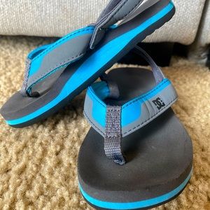DC Toddler flip flop sandals